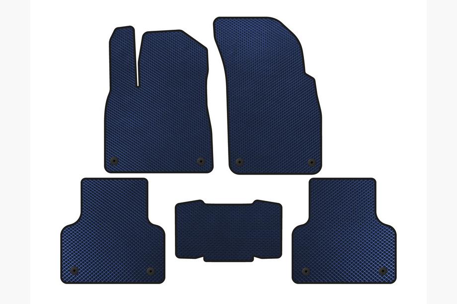 Audi Q8 2018- Alfombrillas EVA (Azul) Image