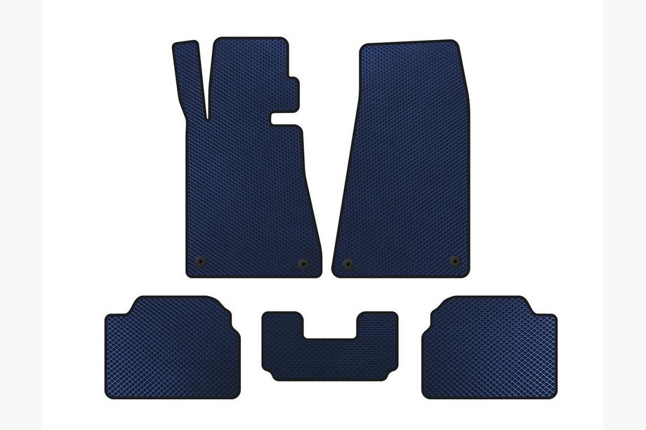 BMW 5 Series E34 1988-1995 Alfombrillas EVA (Azules) Image