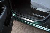 Fiat 500/500L 2013-2022 Protector de umbral 500L (OmsaLine, 4 uds, Acero Inoxidable) foto 2