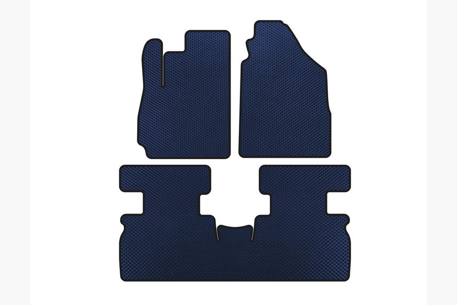Jetour X70 2018- Alfombrillas EVA (2 Filas, Azul) Image