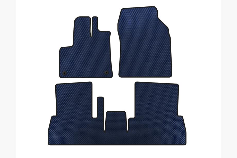 Citroen Berlingo/Multispace 2018- Alfombrillas EVA (Manual, Azul) Image