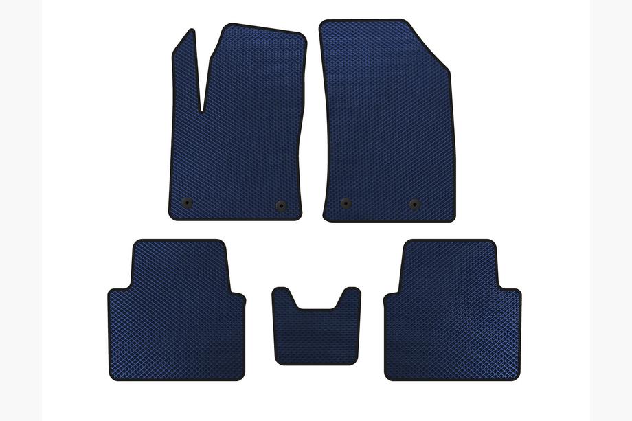 Citroen C-3 Aircross 2017-2024 Alfombrillas EVA (Azul) Image