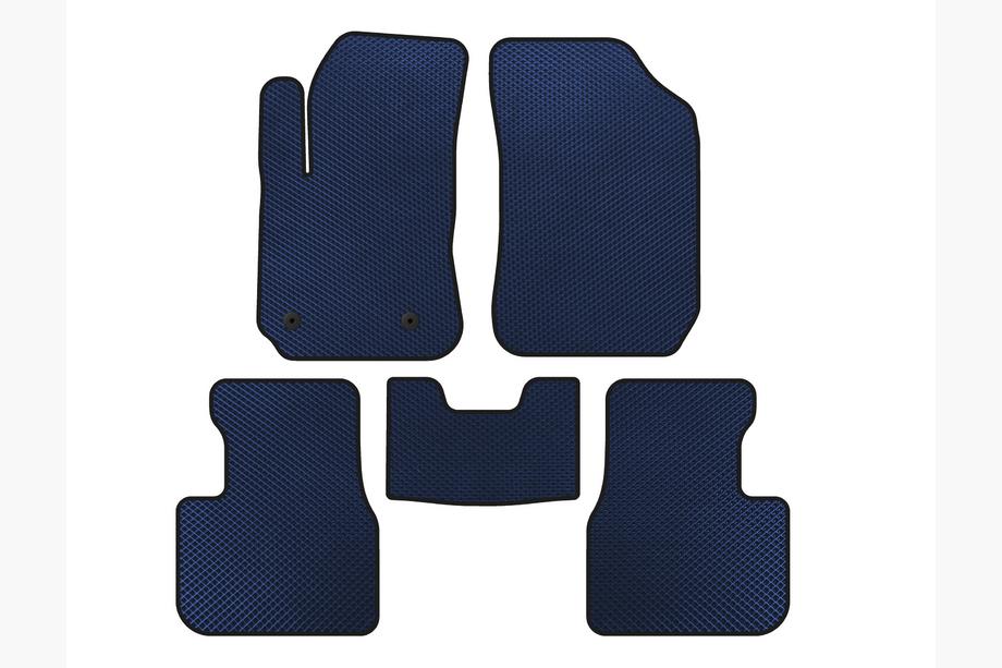 Citroen Cactus 2014-2020 Alfombrillas EVA (Azul) Image