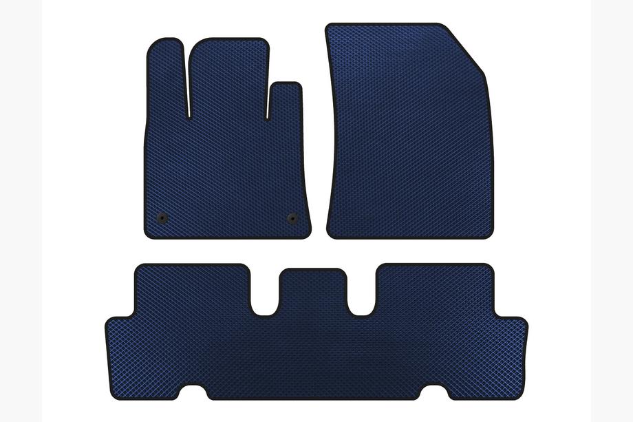 Citroen C-4 Picasso 2013–2022 Alfombrillas EVA V1 (2 Filas, Azul) Image