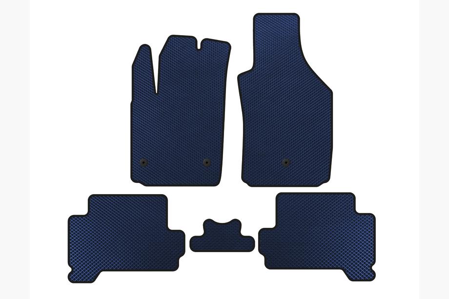 Fiat 500/500L 2013-2022 Alfombrillas EVA (HB, Eléctrico, Azul) Image