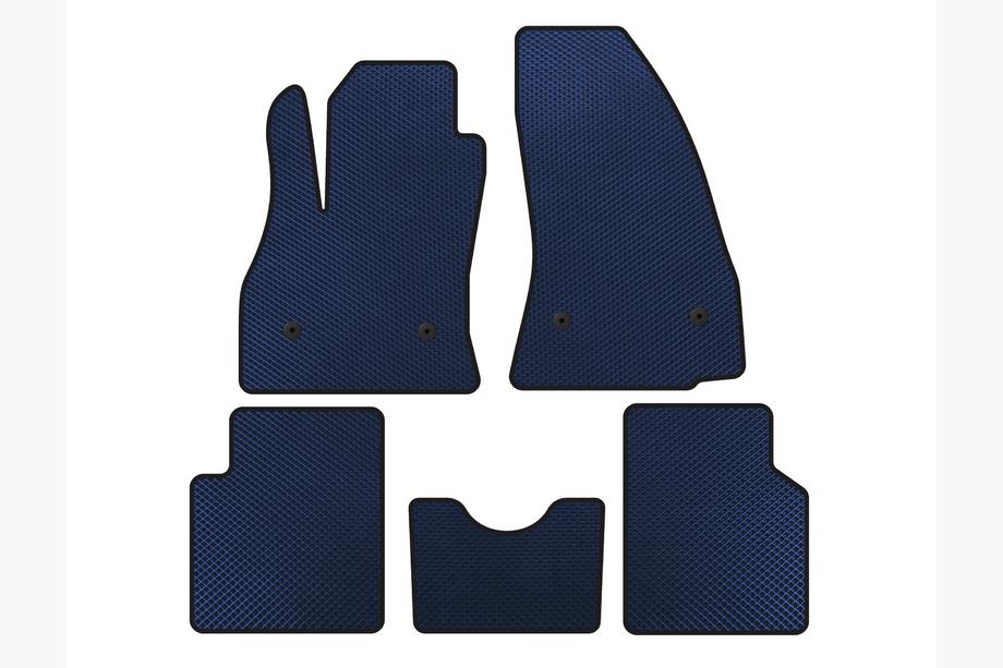Fiat 500/500L 2013-2022 Alfombrillas EVA (para 500L, Azul) Image