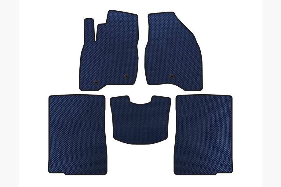 Ford Explorer 2011-2019 Alfombrillas EVA (2015-2017, 2 filas, 7 plazas, Azul) Image
