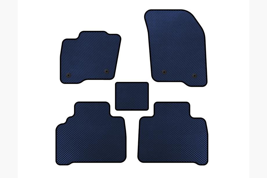 Ford S-Max 2015- Alfombrillas EVA (Azul) Image