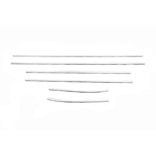 Molduras de ventanas acero inoxidable (6 uds) Hyundai I-10 2008-2013 foto 2