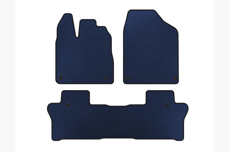 Honda Pilot 2015-2022 Alfombrillas EVA (2 Filas, Azul) Image