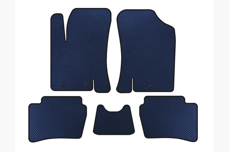 Hyundai I-20 2008-2012 Alfombrillas EVA (HB, Azul) Image