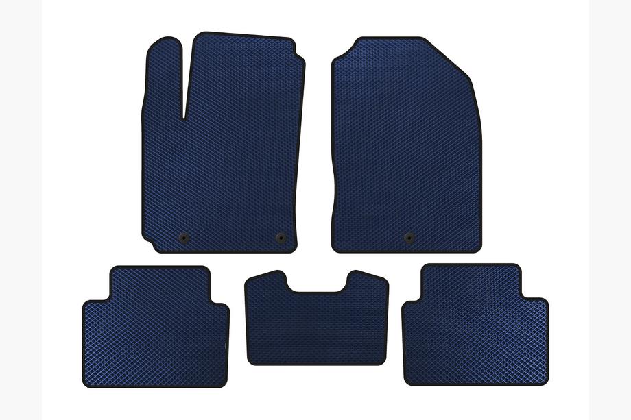 Hyundai Kona 2017-2023 Alfombrillas EVA (Gasolina, Azul) Image