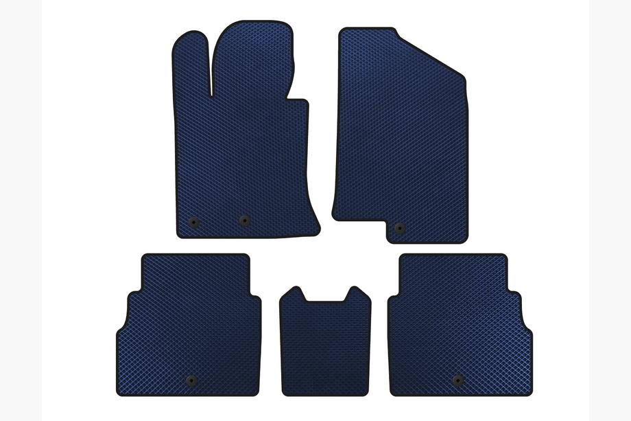 Hyundai Sonata YF 2010-2014 Alfombrillas EVA V2 (Azul) Image