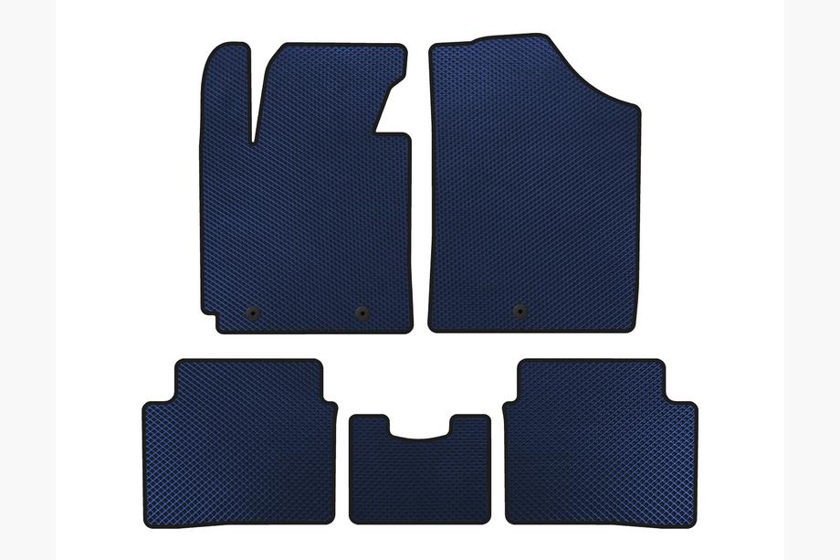 Hyundai Veloster 2011-2017 Alfombrillas EVA (Azul) Image