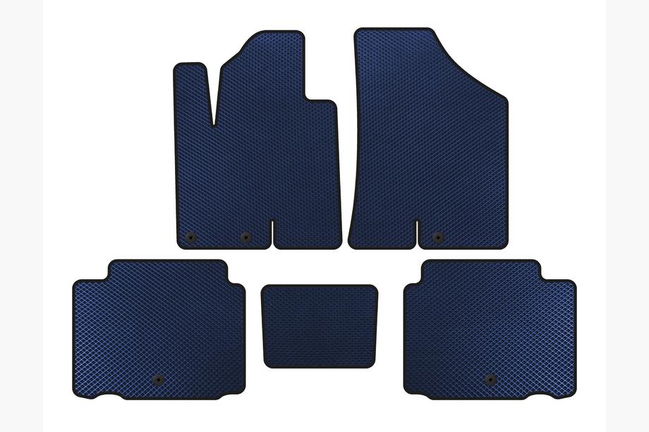 Hyundai IX55 2007-2012 Alfombrillas EVA (Azul) Image