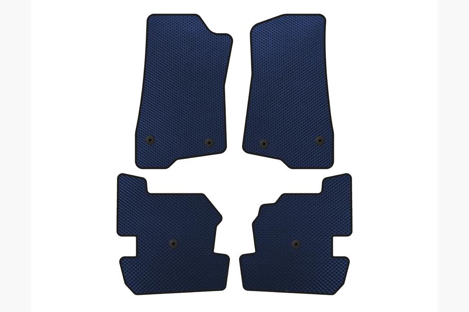 Jeep Wrangler 2018- Alfombrillas EVA (Azul) Image