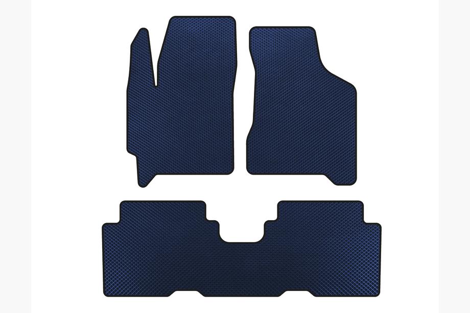 Kia Carens 1999-2012 Alfombrillas EVA (Azul) Image