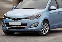 Hyundai I-20 2012-2014 Cubiertas Cromadas para Faros Antiniebla (2 uds., Acero Inoxidable) foto 1