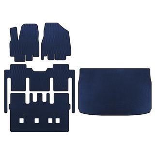 Alfombrillas EVA (interior completo, 8 plazas, Azul)