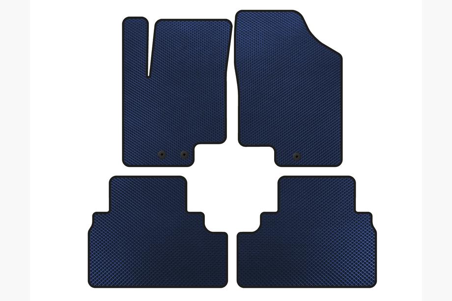 Kia Venga 2010-2019 Alfombrillas EVA (Azul) Image