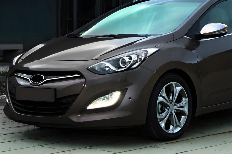 Hyundai I-30 2012-2017 Embellecedor de parrilla STYLE acero inoxidable Image