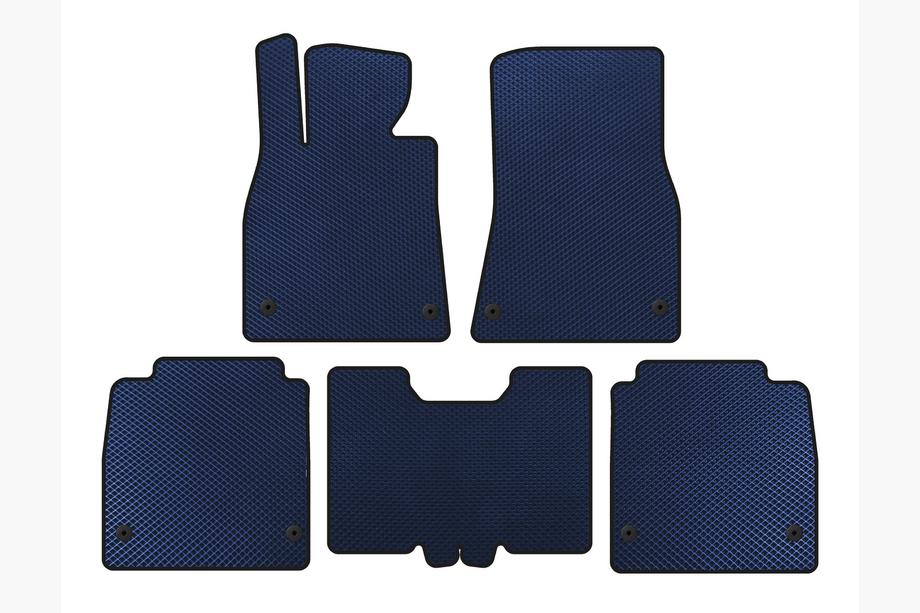 Lexus LS 2007-2017 Alfombrillas EVA (2007-2010, SD, Batalla Larga, Azul) Image