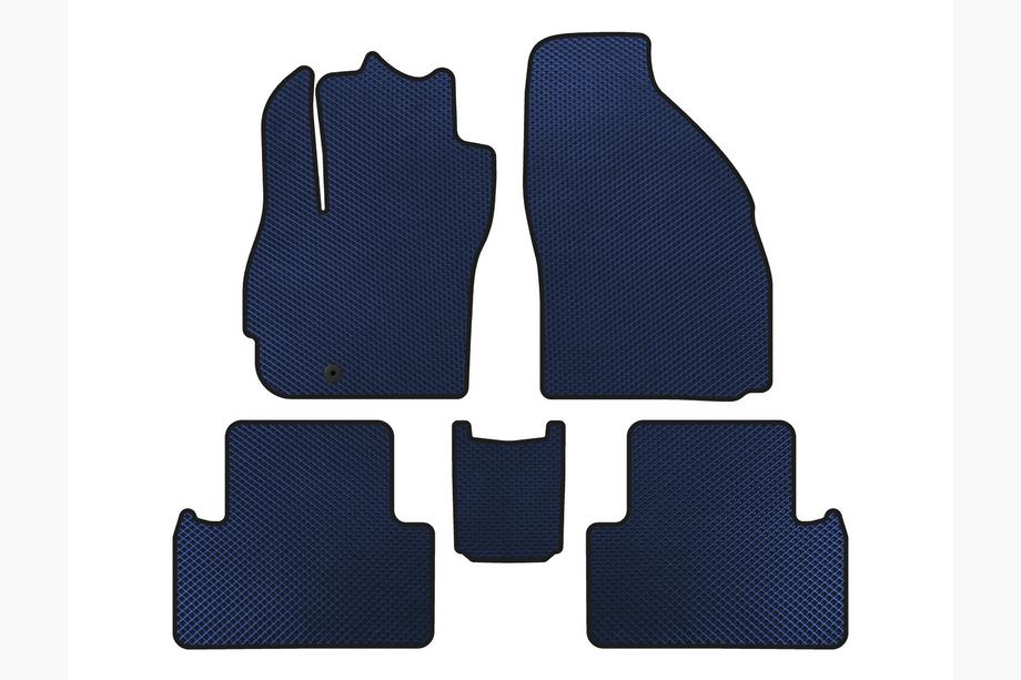 Mazda 5 2005-2009 Alfombrillas EVA (2 Filas, 7 Plazas, Azul) Image