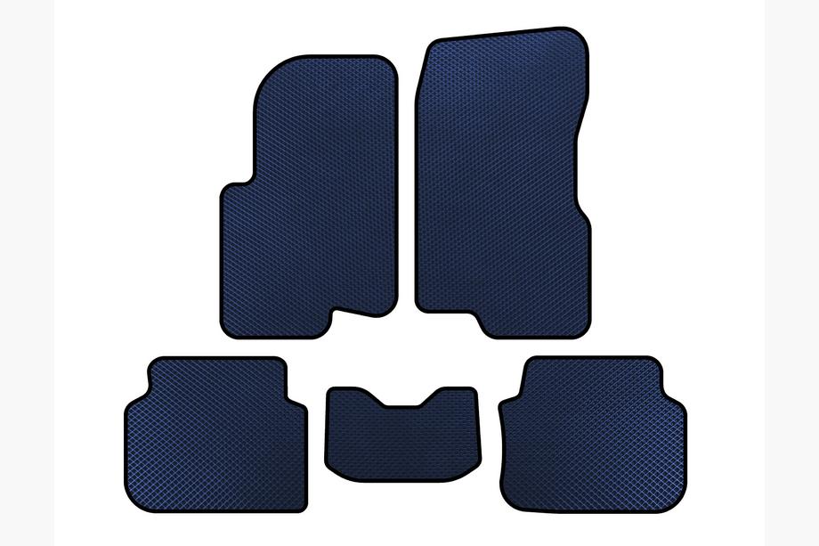 Smart 1998-2007 Alfombrillas EVA (2003-2007, Forfour, Azul) Image