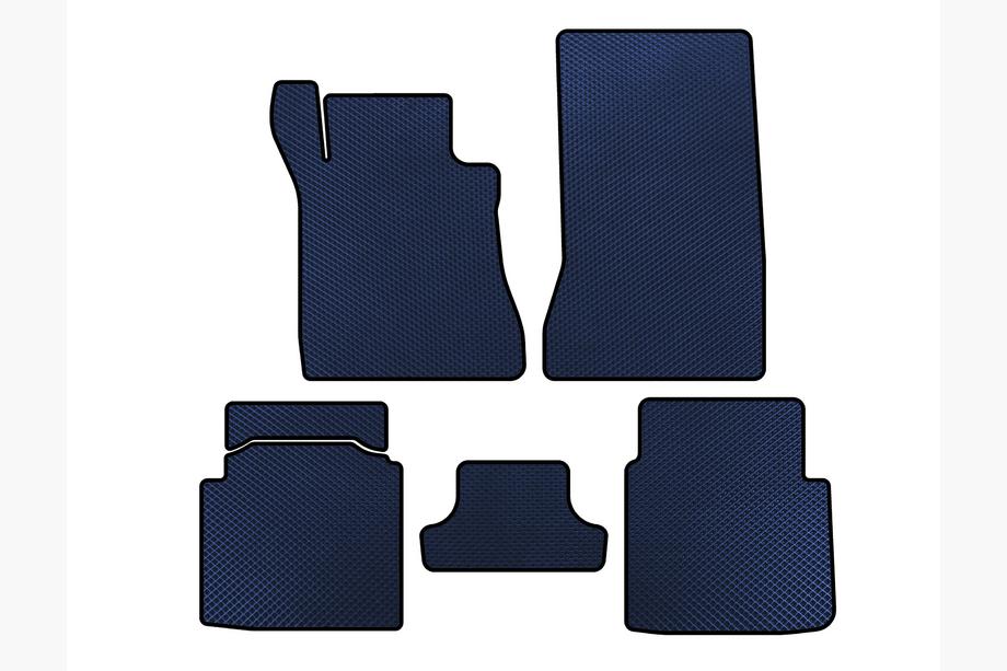 Mercedes S-class W126 1979-1991 Alfombrillas EVA (SD, Base Corta, Azul) Image