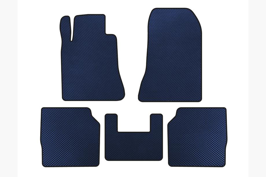 Mercedes S-class W140 1991-1998 Alfombrillas EVA (SD, Batalla Larga, Azul) Image
