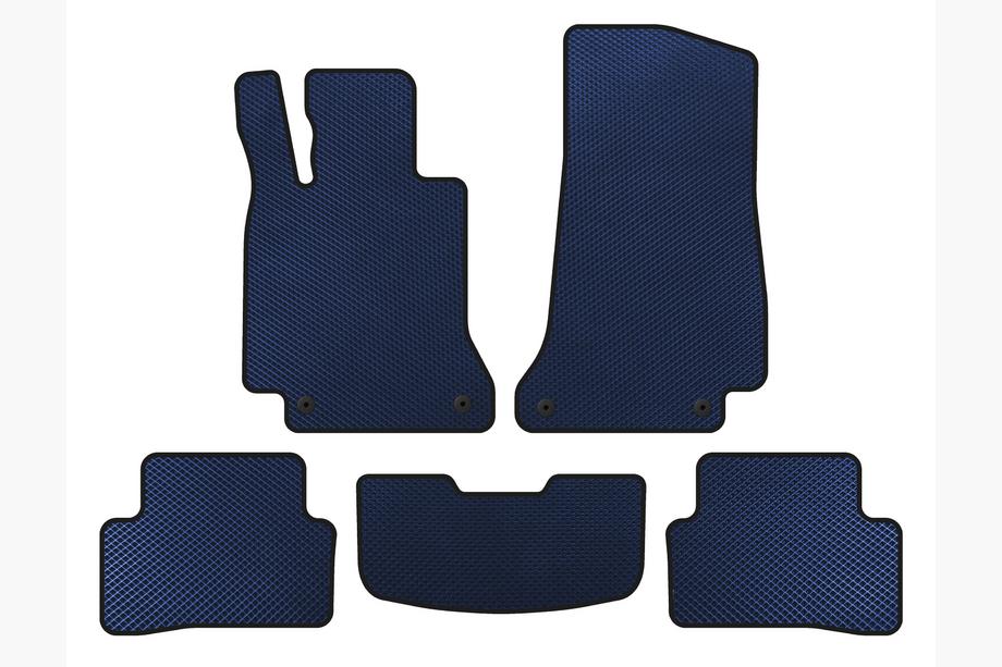 Mercedes C-class W205 2014-2021 Alfombrillas EVA (SD, Azul) Image