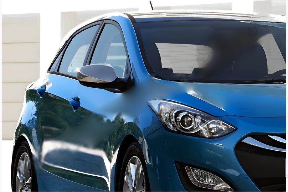 Hyundai I-30 2012-2017 Cubiertas de espejos sin intermitente (2 uds., acero inoxidable) Carmos - Acero Inoxidable Turco Image