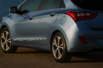 Hyundai I-30 2012-2017 Molduras de puerta acero inoxidable (4 uds) foto 1