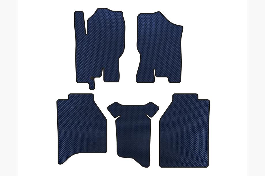 Nissan Navara 2006-2015 Alfombrillas EVA (sin bandejas, Azul) Image