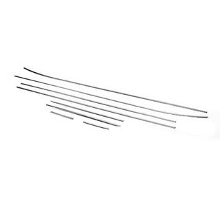 Molduras cromadas de ventanillas laterales (SW, acero inoxidable) Hyundai I-30 2012-2017 foto 3