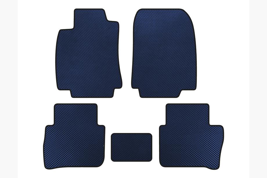 Nissan Tiida 2011-2014 Alfombrillas EVA (HB, Azul) Image