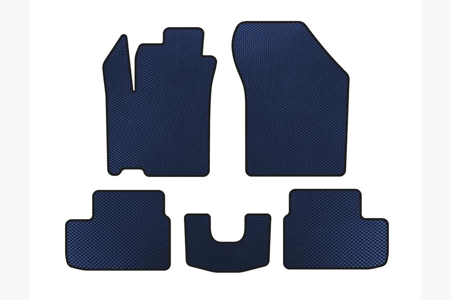 Opel Agila 2007-2015 Alfombrillas EVA (HB, Azul) Image