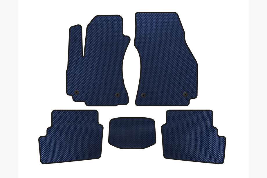 Opel Zafira A 1998-2005 Alfombrillas EVA (2 Filas, 2003-2005, 7 Plazas, Azul) Image