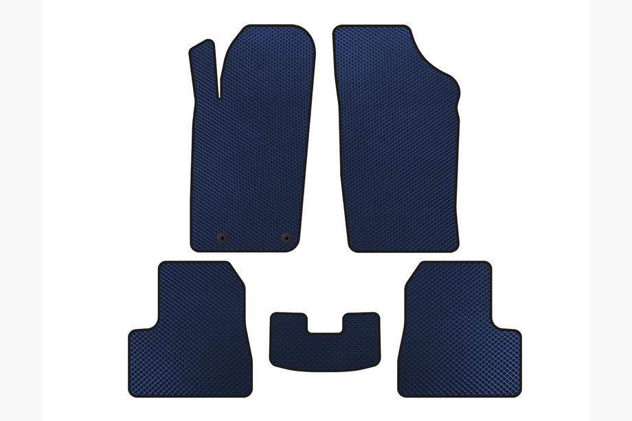 Peugeot 206 1998-2024 Alfombrillas EVA (2009-2013, Azul) Image