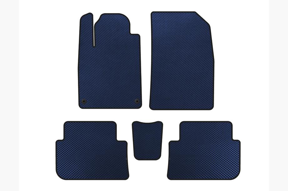 Peugeot 407 2004-2011 Alfombrillas EVA (SD, Azul) Image