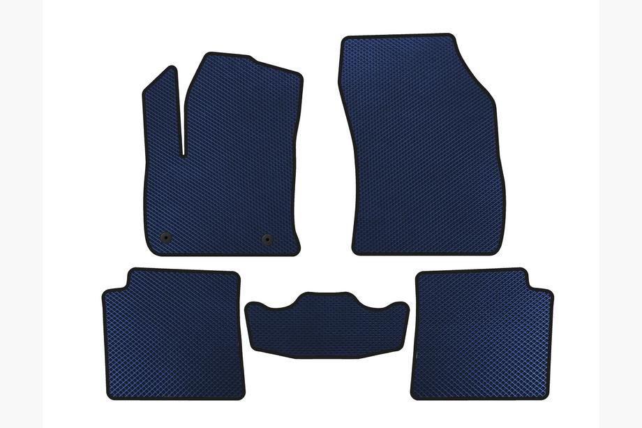 Peugeot 2008 2019- Alfombrillas EVA V1 (Eléctrico, Azul) Image