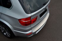 BMW X5 E70 2007-2013 Protector de Parachoques Trasero OmsaLine (Acero Inoxidable) foto 3