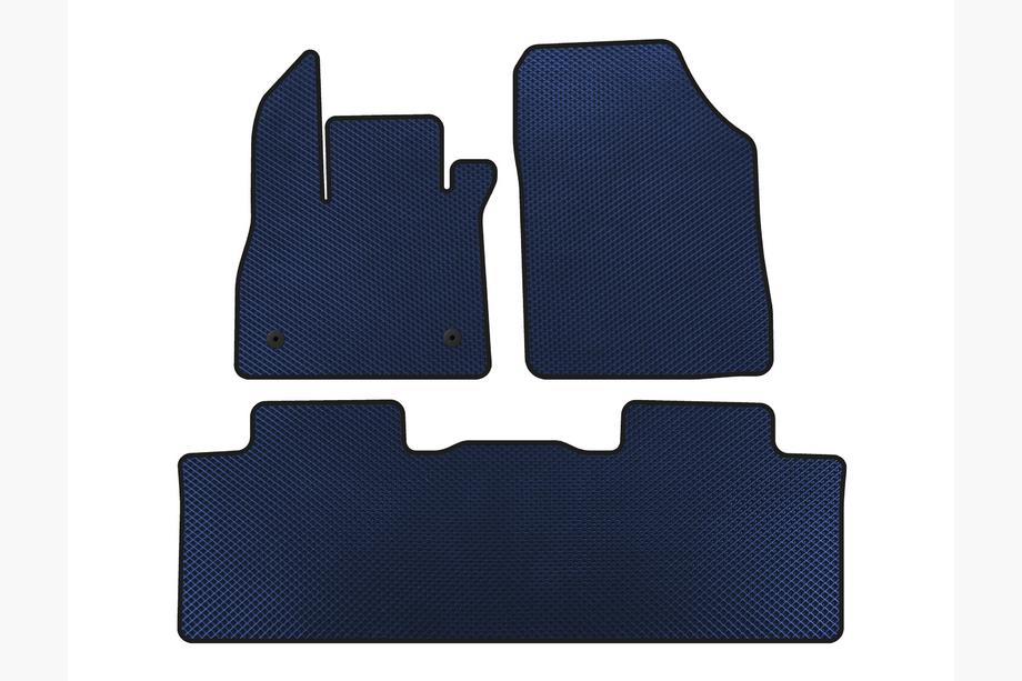 Renault Espace 2014- Alfombrillas EVA (5 plazas, Azul) Image