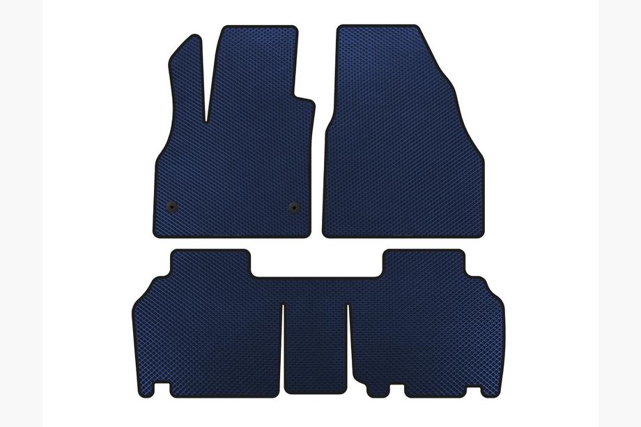 Renault Kangoo 2008–2020 Alfombrillas EVA (2 Filas, 5 Puertas/7 Plazas, Azul) Image