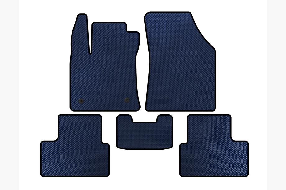 Renault Megane IV 2016-2025 Alfombrillas EVA (SD, Azul) Image