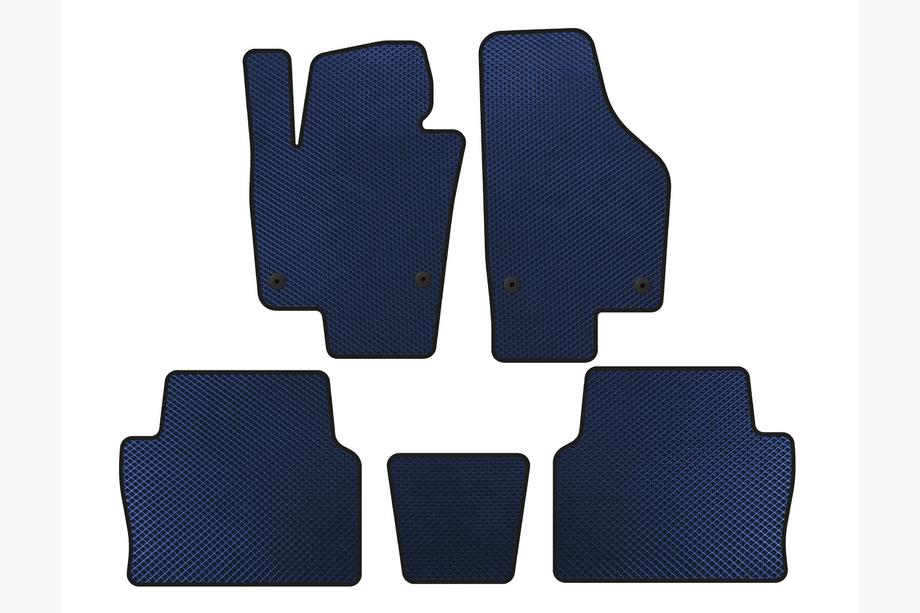 Seat Alhambra 2010- Alfombrillas EVA (2 Filas, Azul) Image