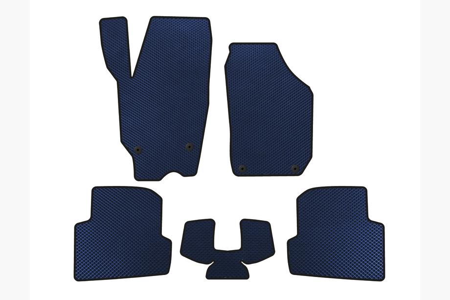 Skoda Fabia 2007-2014 Alfombrillas EVA (2010-2014, SW, Azul) Image