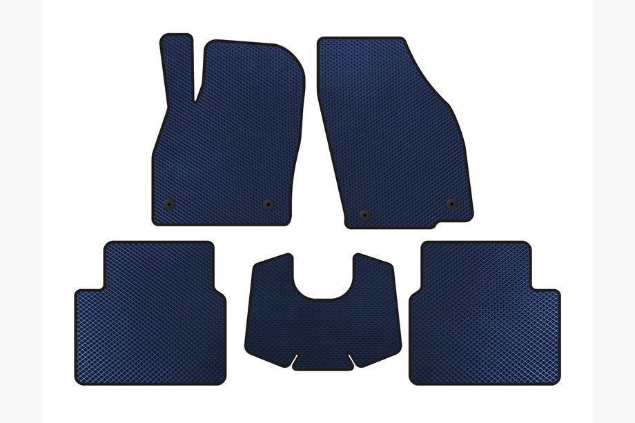 Skoda Kamiq 2019- Alfombrillas EVA (Automático, Azul) Image