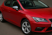 Seat Leon 2013-2020 Cubiertas de Espejos (2 uds., Acero Inoxidable) foto 2