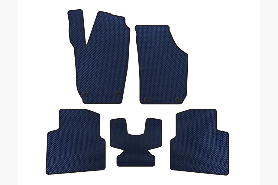 Skoda Roomster 2006-2015 Alfombrillas EVA (Azul) Image